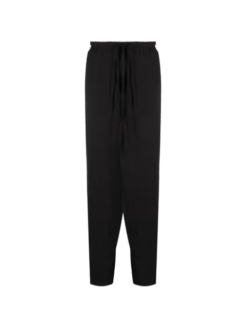 Tessitura Body Couture fold-panel drop-crotch trousers