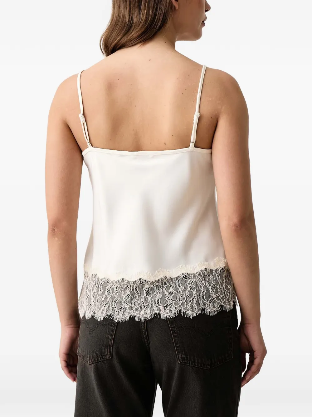 Levi's lace-trim camisole top Wit