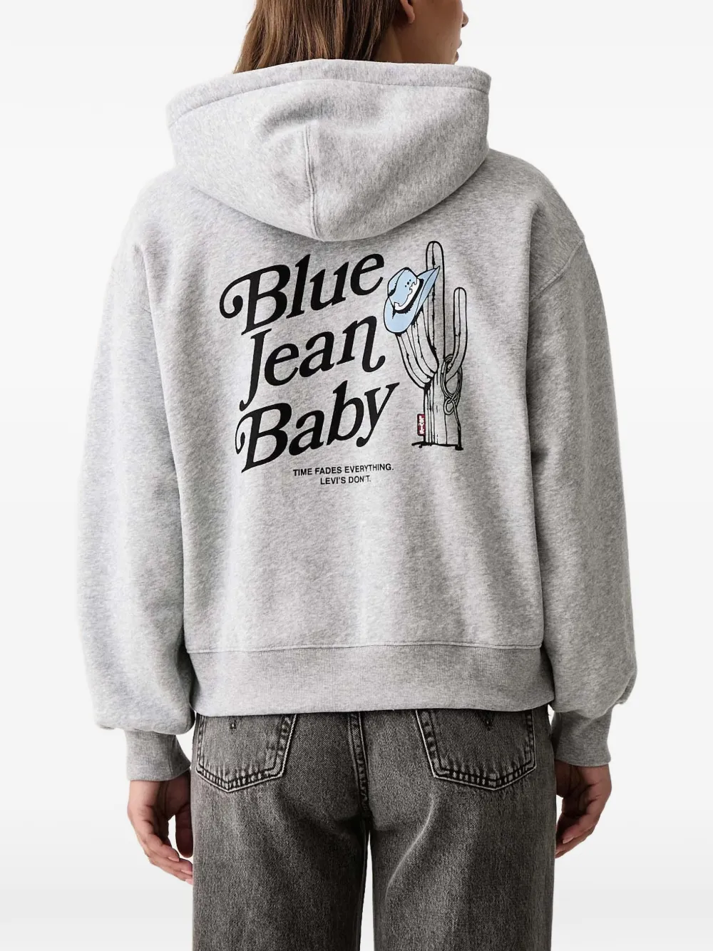 Levi's Graphic Everyday drawstring hoodie Grijs