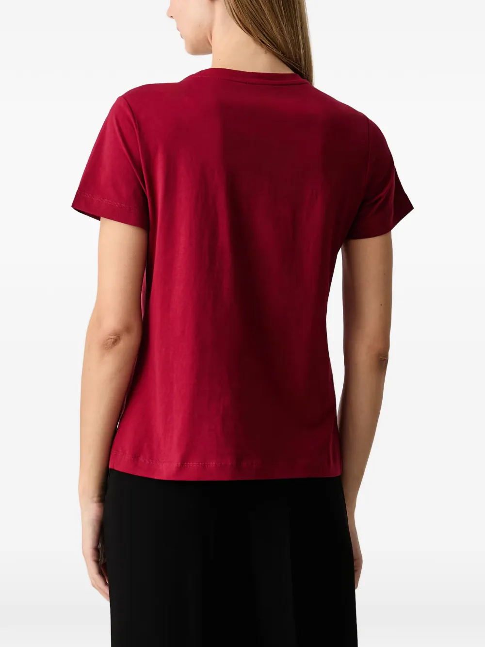 PINKO Love Birds crystal-embellished T-shirt Rood