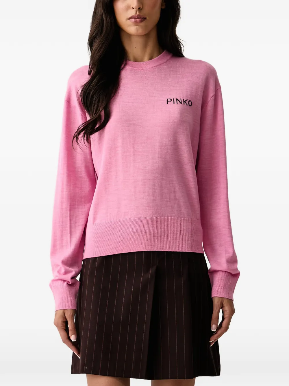PINKO Love Birds sweater - Rosa
