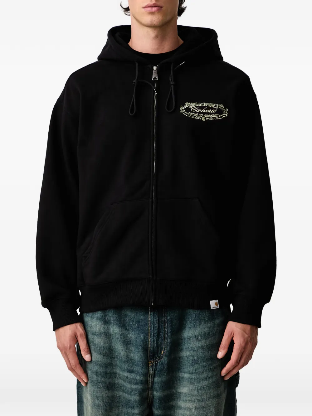 Carhartt WIP Chez WIP graphic-print hoodie Zwart