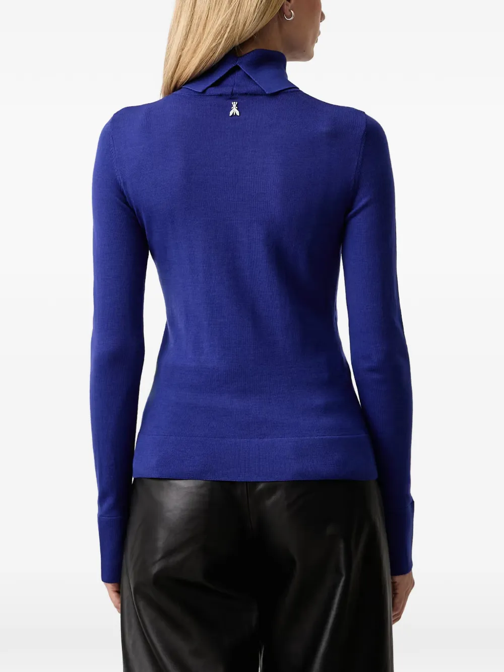 Patrizia Pepe Coltrui met Fly-plakkaat Blauw