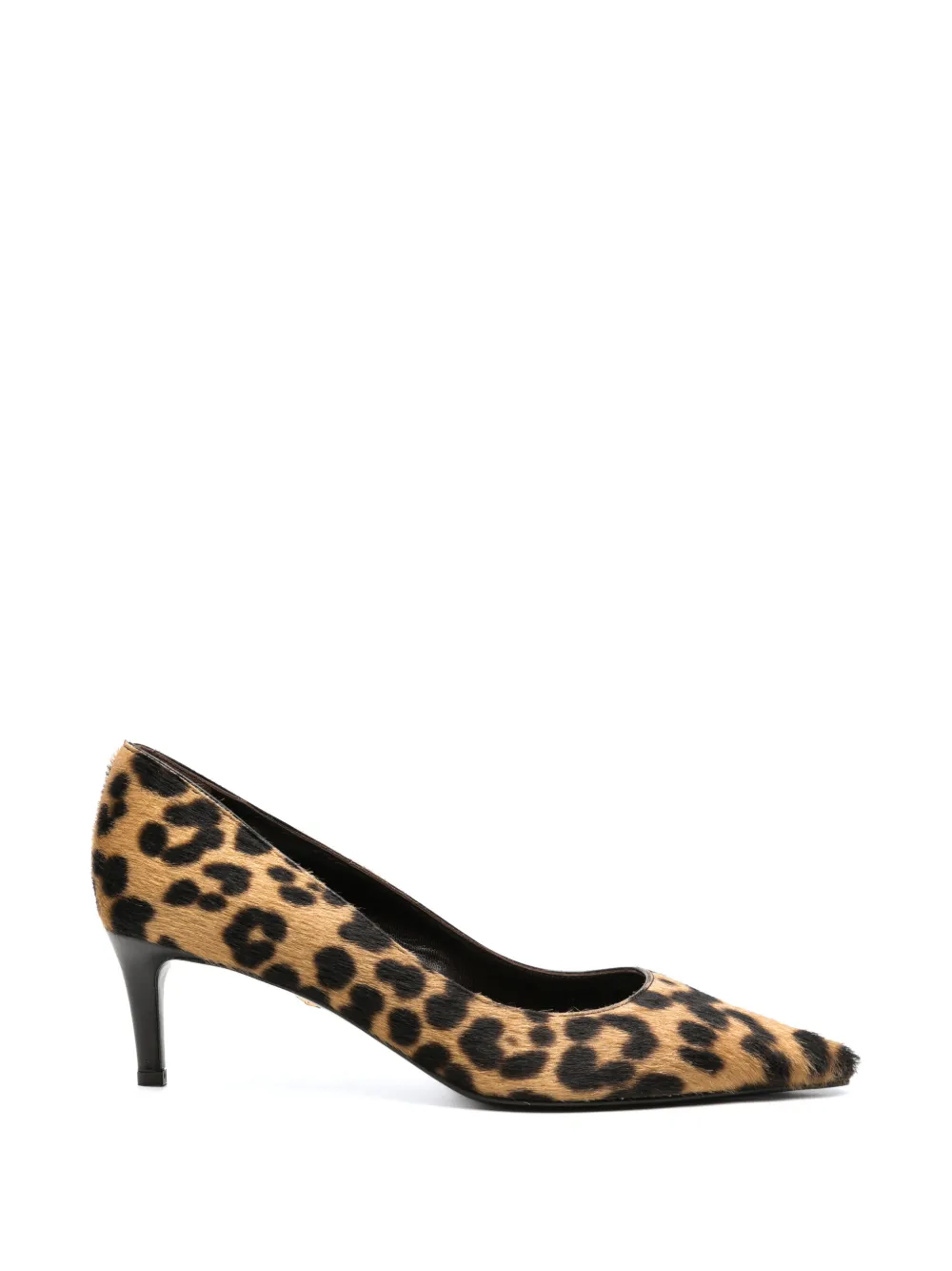 Baldinini leopard-print hair-texture pumps