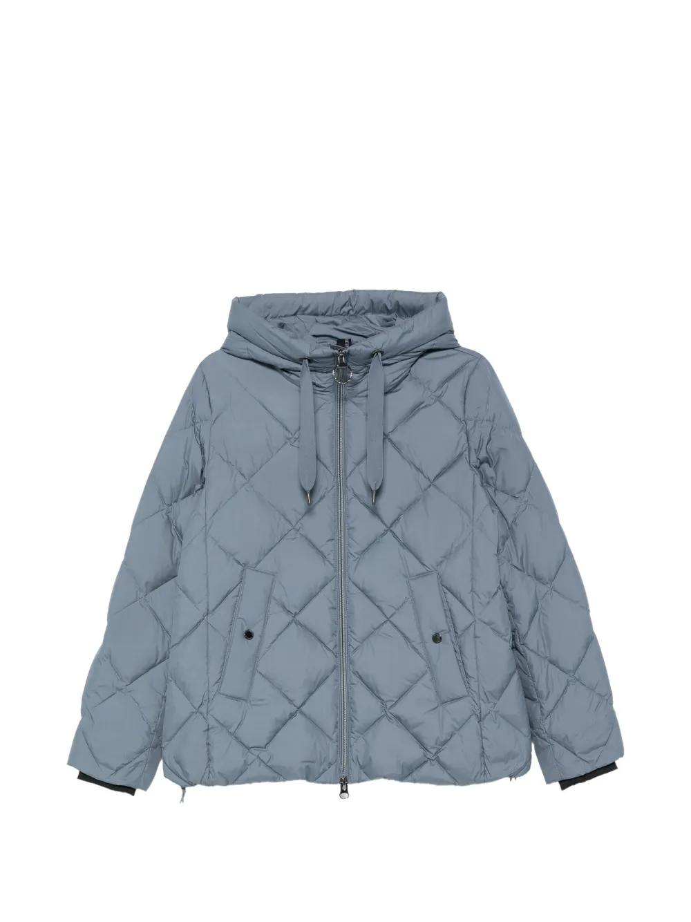 Betty Barclay quilted hooded jacket Blauw
