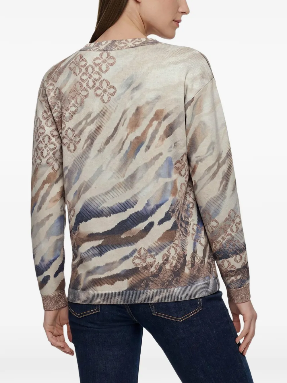 Betty Barclay drawstring-detail sweatshirt Beige