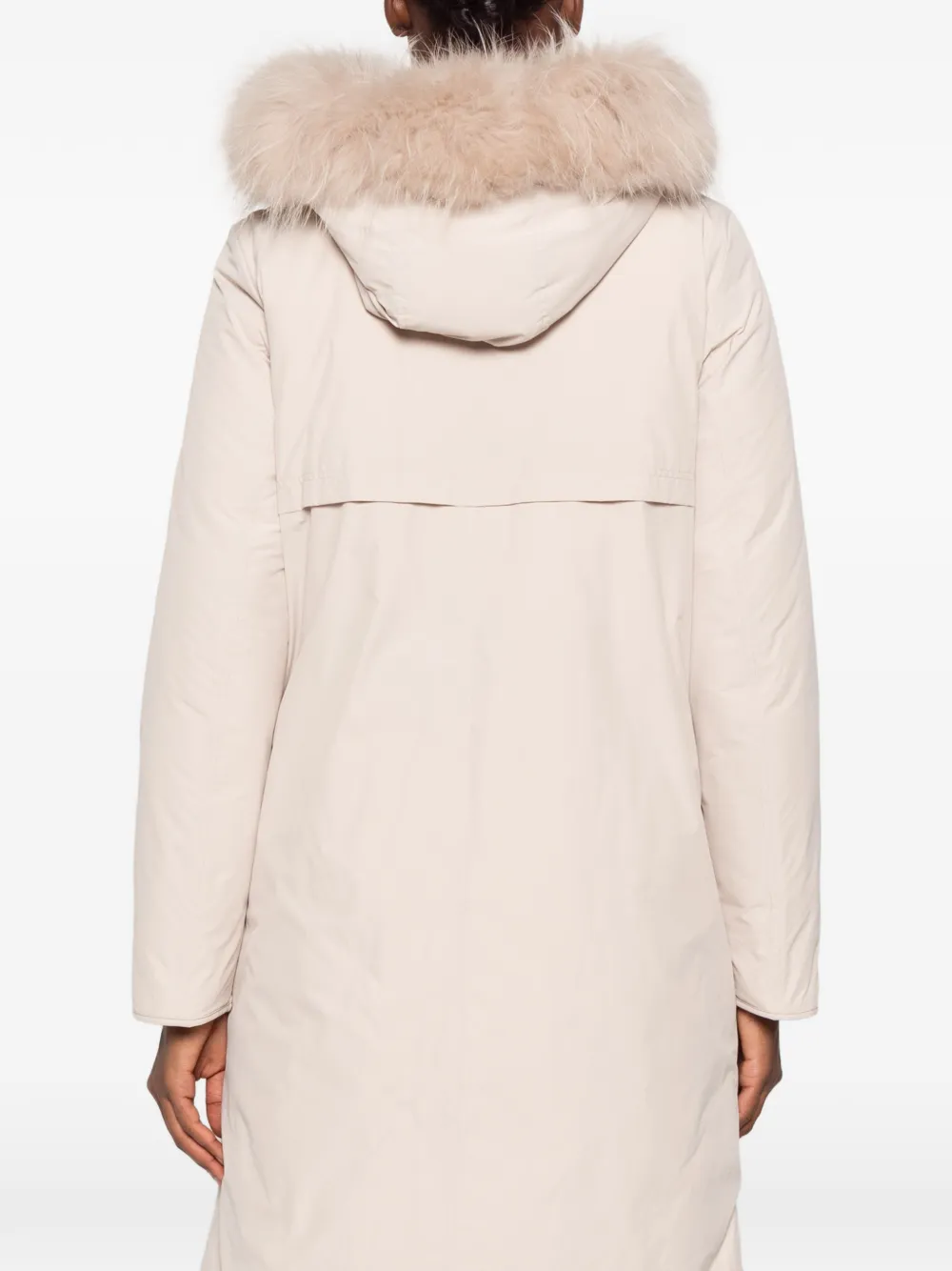 Betty Barclay Gewatteerde jas met afwerking van imitatiebont Beige