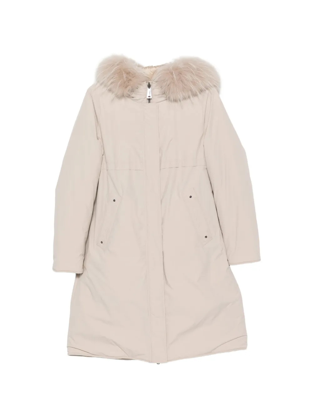 Betty Barclay quilted faux-fur trim coat - Neutrals