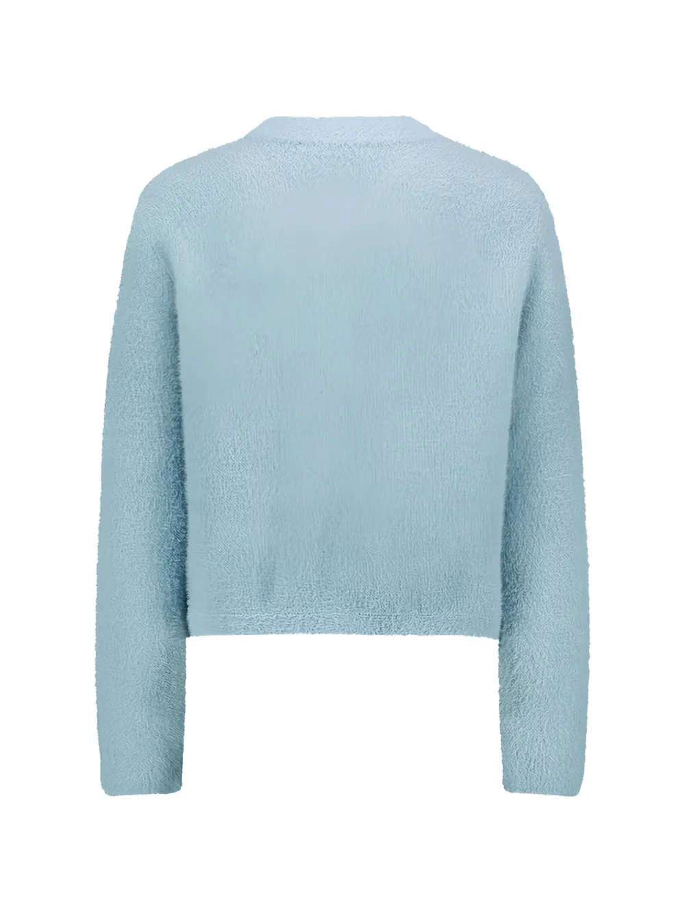 Betty Barclay Cropped bouclé-gebreid vest Blauw