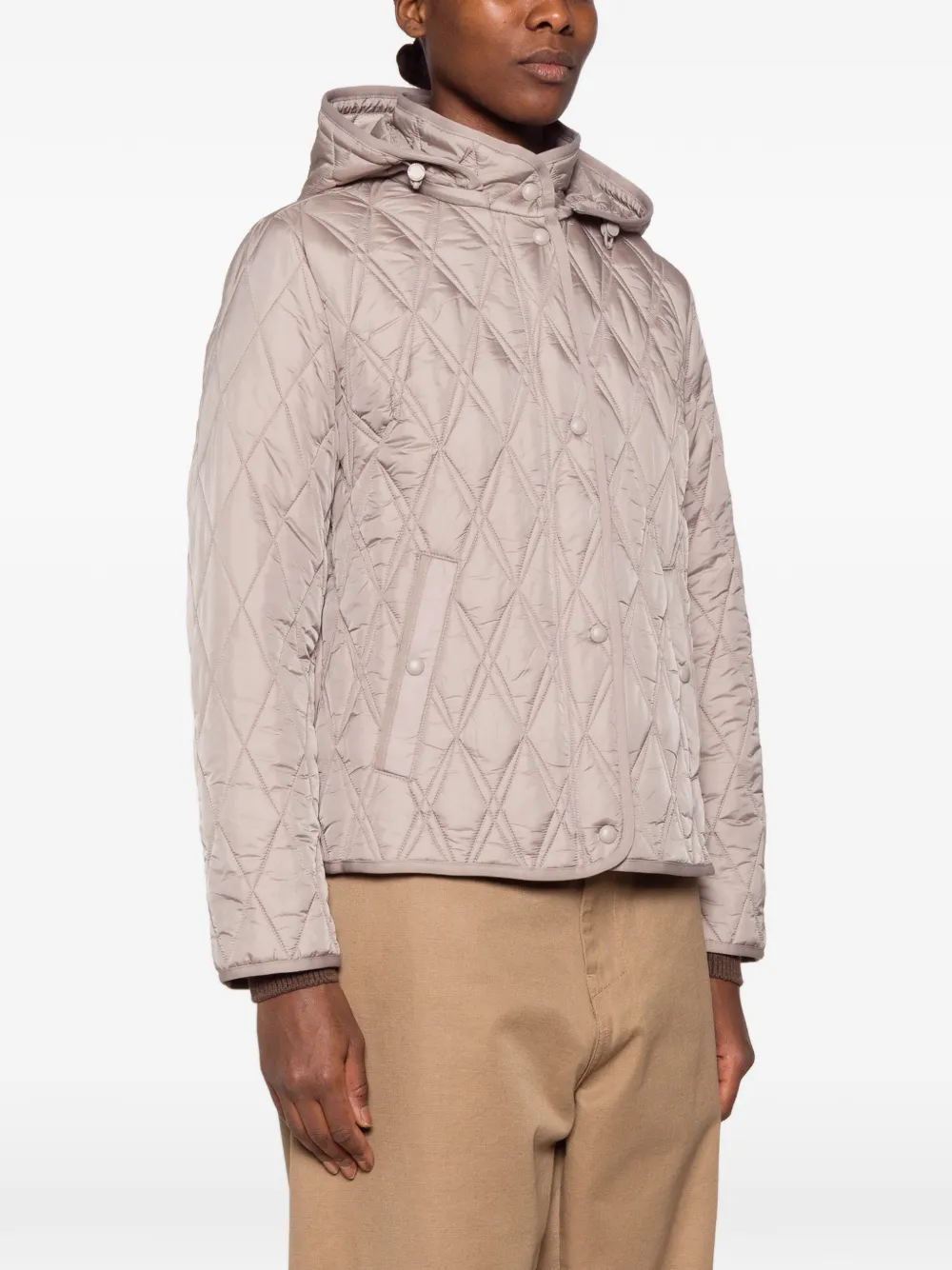 Betty Barclay Gevoerd jack met capuchon Beige