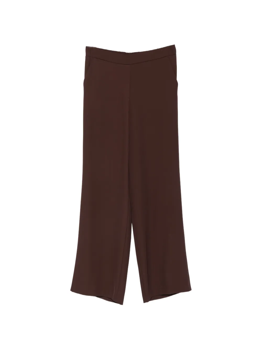 VERA MONT wide-leg trousers - Marron