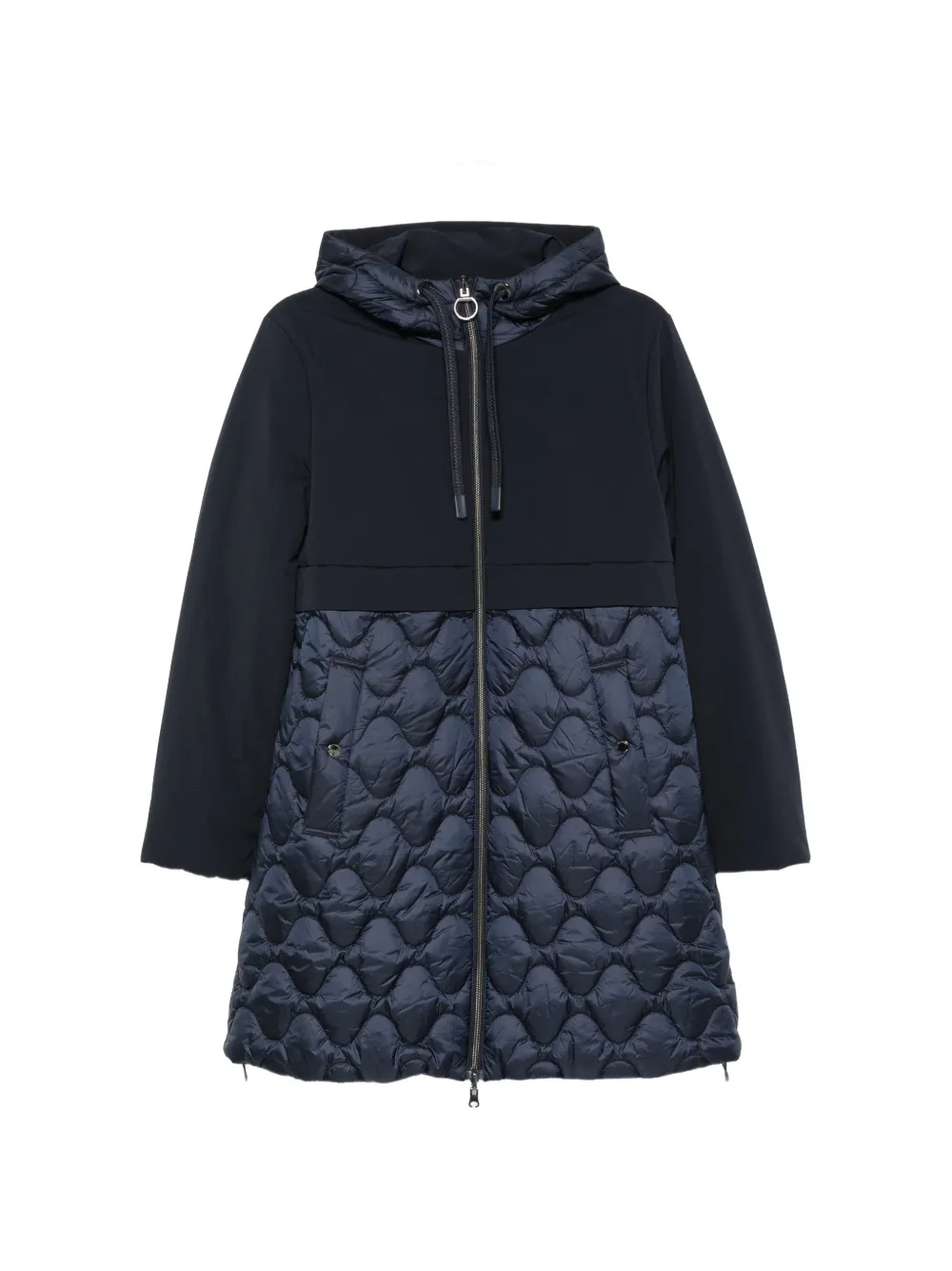 Betty Barclay quilted hooded coat - Blue