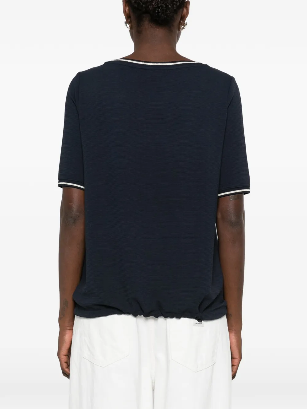 Betty Barclay T-shirt met trekkoord afwerking Blauw