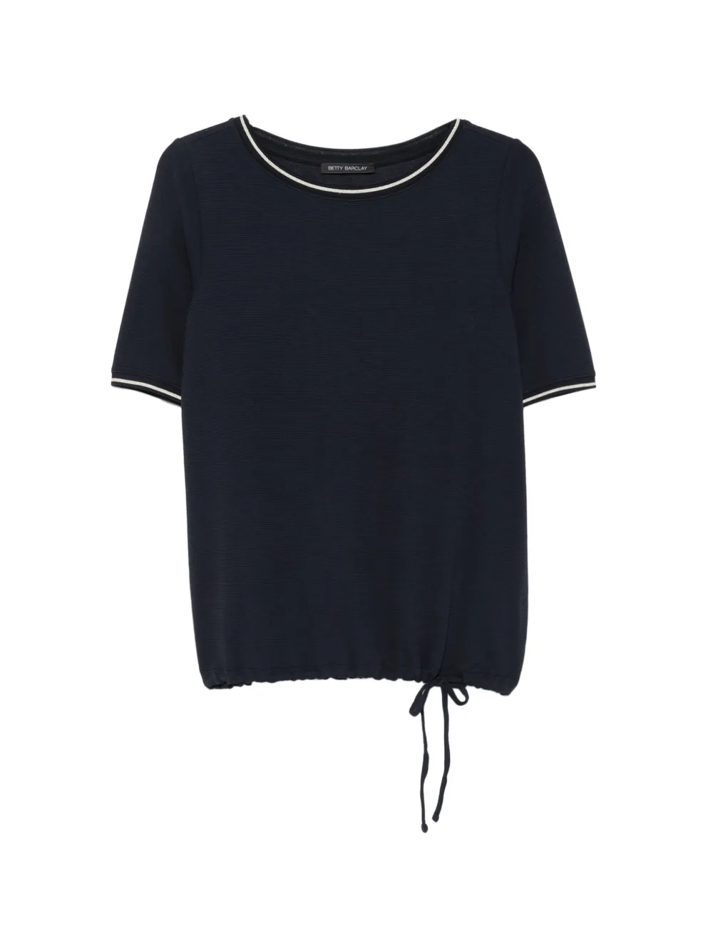 Betty Barclay T-shirt met trekkoord afwerking Blauw