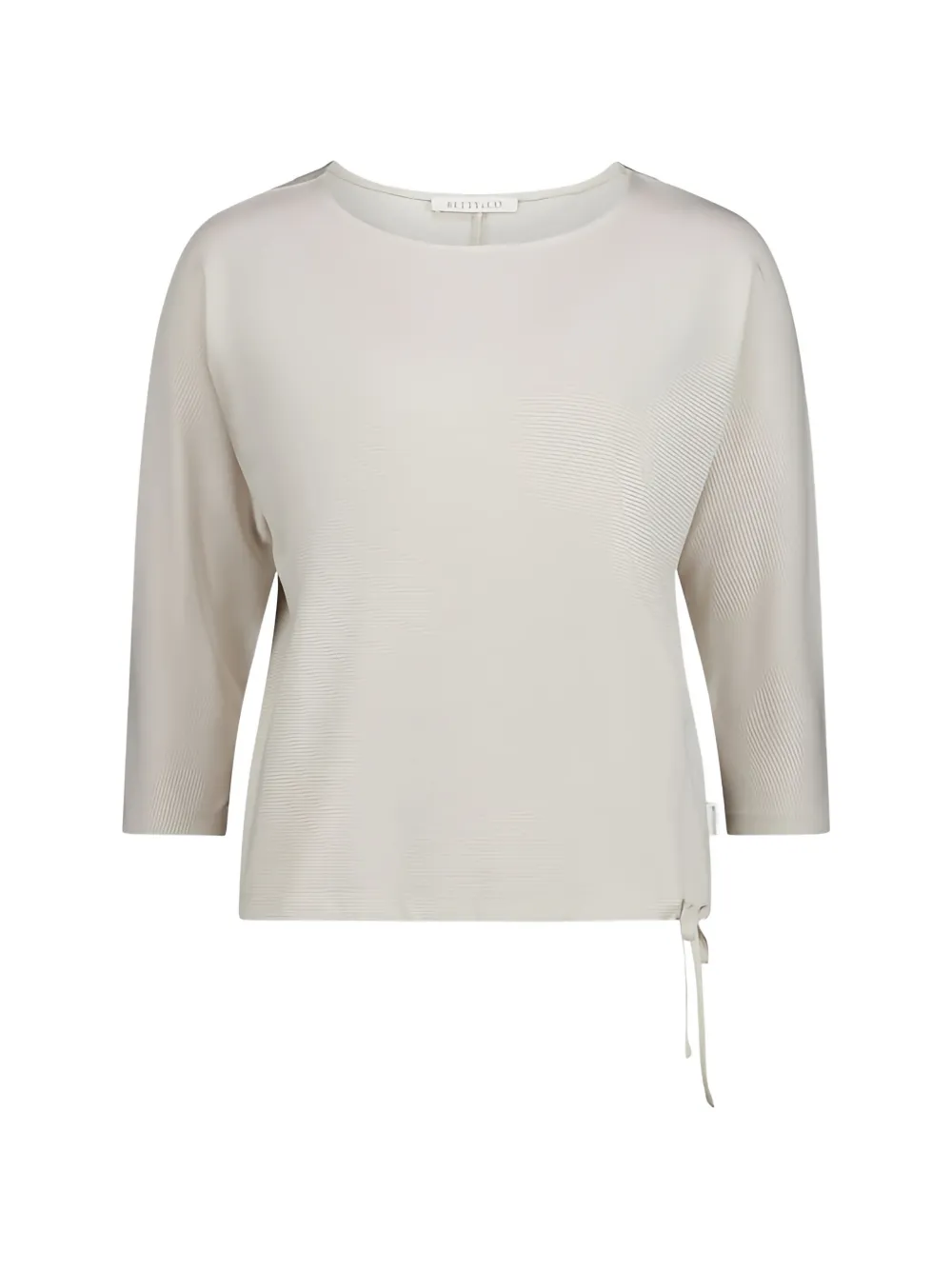 BETTY & CO ribbed-knit drawstring T-shirt - Blanc