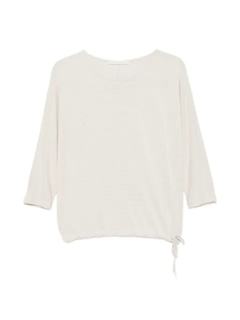 BETTY & CO ribbed-knit drawstring T-shirt