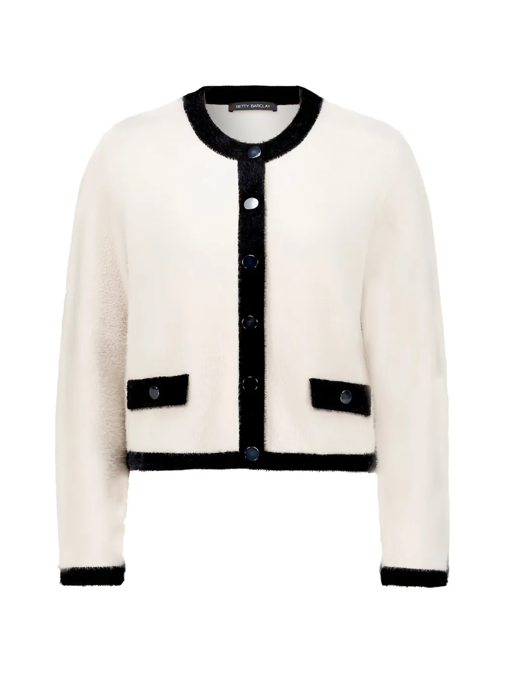Betty Barclay crew-neck cardigan - Nude