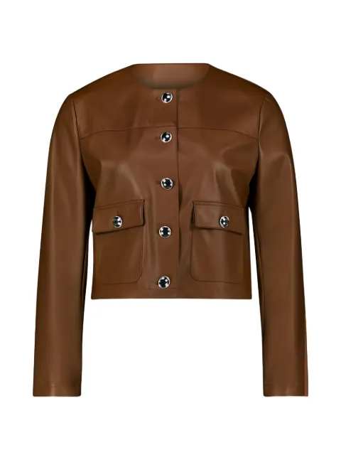 Betty Barclay button-up collarless jacket