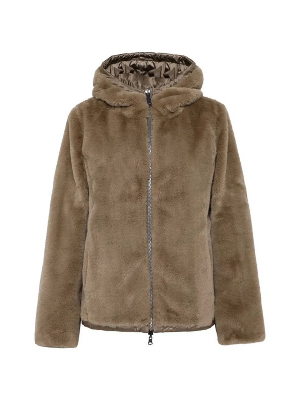Betty Barclay faux-fur hooded jacket - Marron Betty Barclay faux-fur hooded jacket - Marron