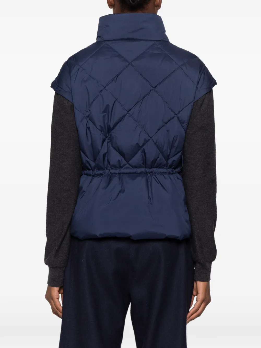 Betty Barclay quilted padded gilet Blauw