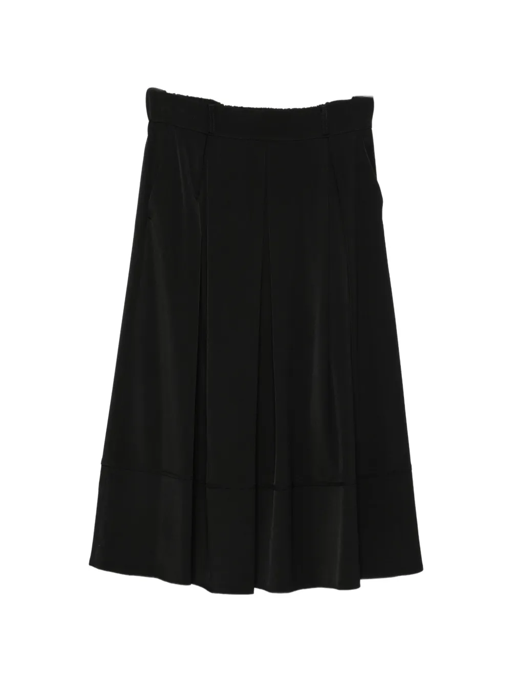 VERA MONT pleated midi skirt - Noir