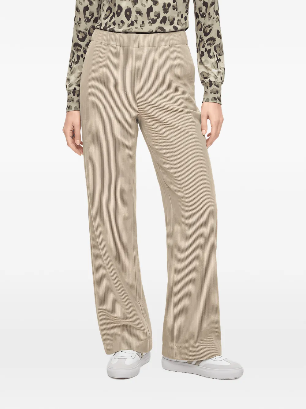 Betty Barclay Ribfluwelen straight broek Beige