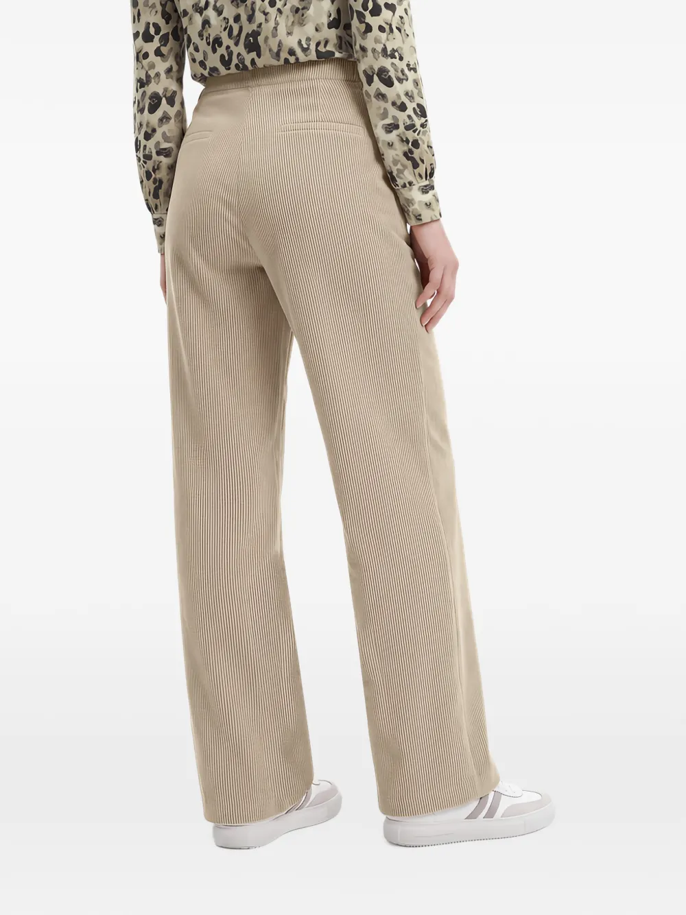 Betty Barclay Ribfluwelen straight broek Beige