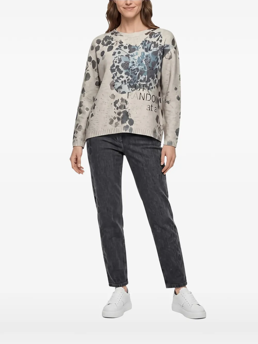 Betty Barclay rhinestone-embellished sweater - Tons neutres Betty Barclay rhinestone-embellished sweater - Tons neutres