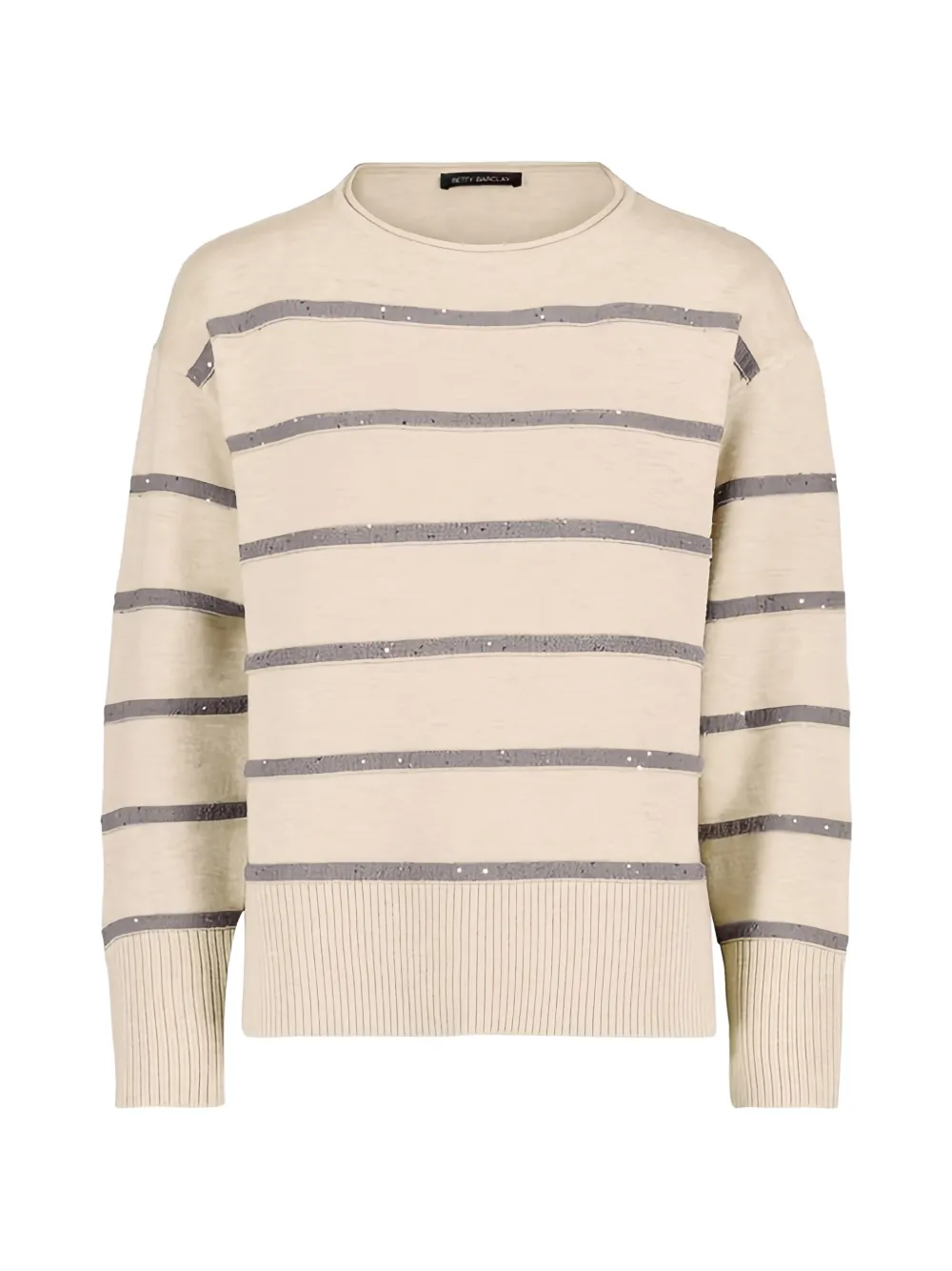Betty Barclay sequin-embellished striped sweater