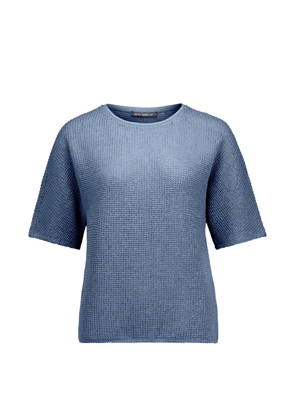 Betty Barclay waffle-knit short-sleeved T-shirt