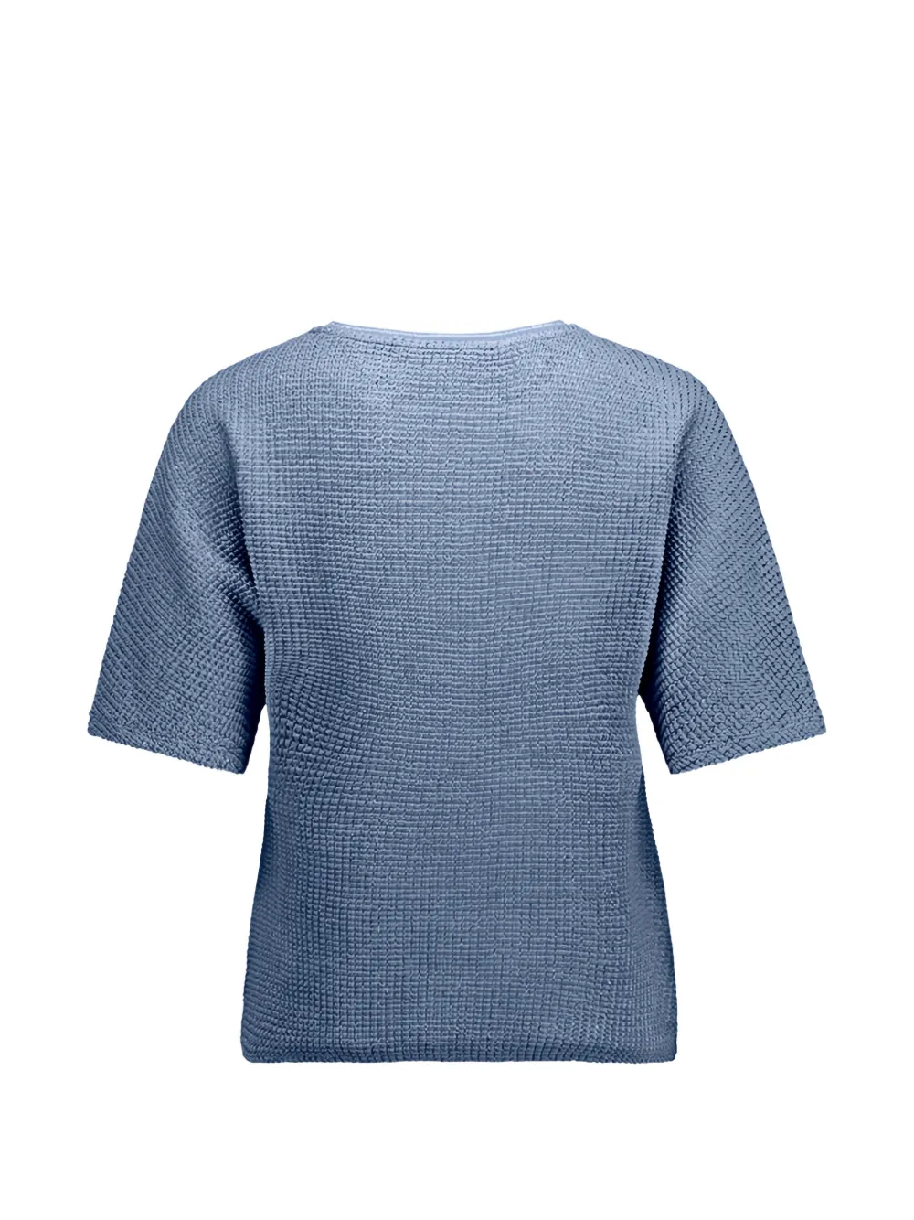 Betty Barclay Wafelgebreid T-shirt met korte mouwen Blauw