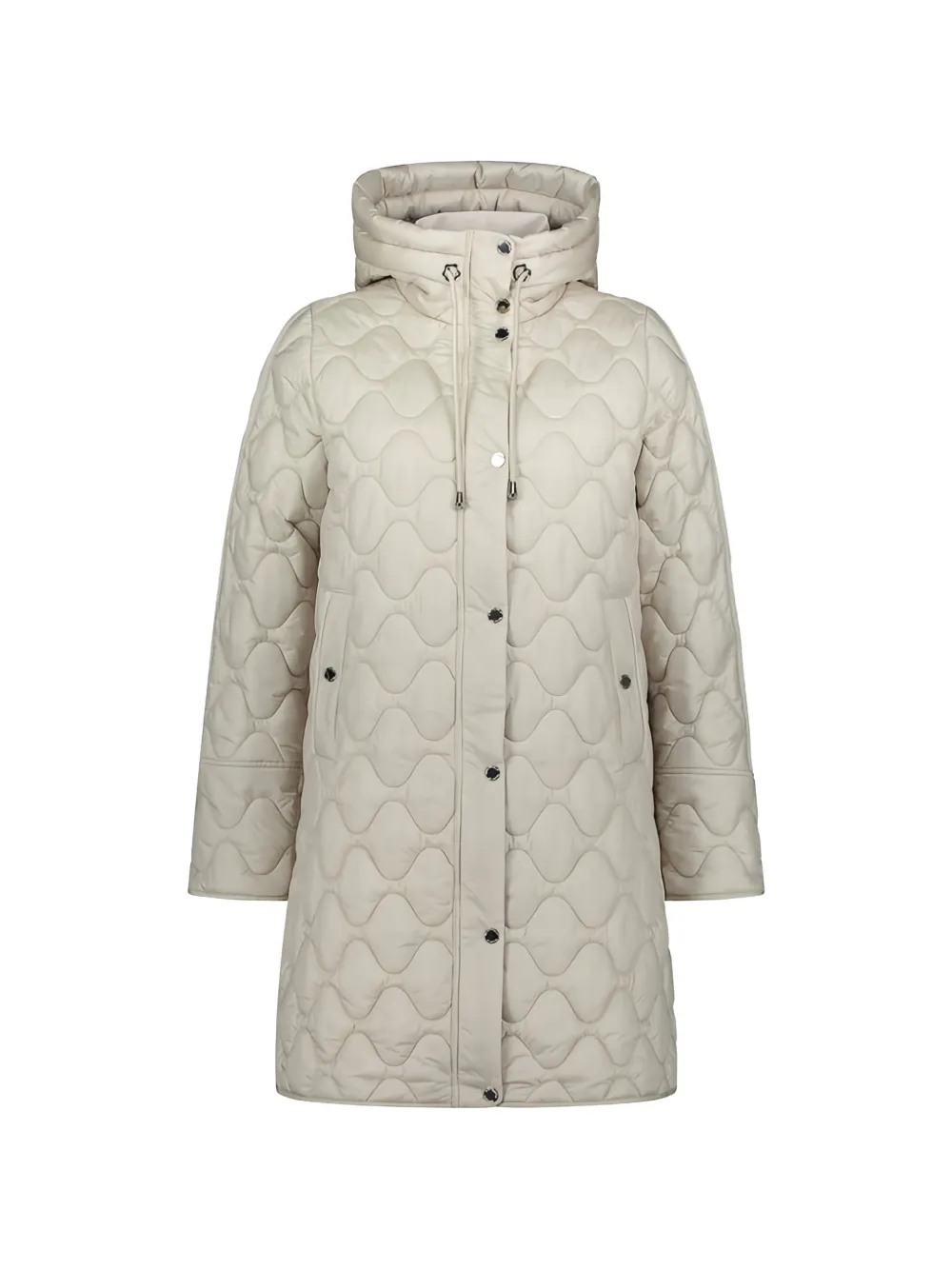 Betty Barclay quilted hooded coat - Tons neutres Betty Barclay quilted hooded coat - Tons neutres