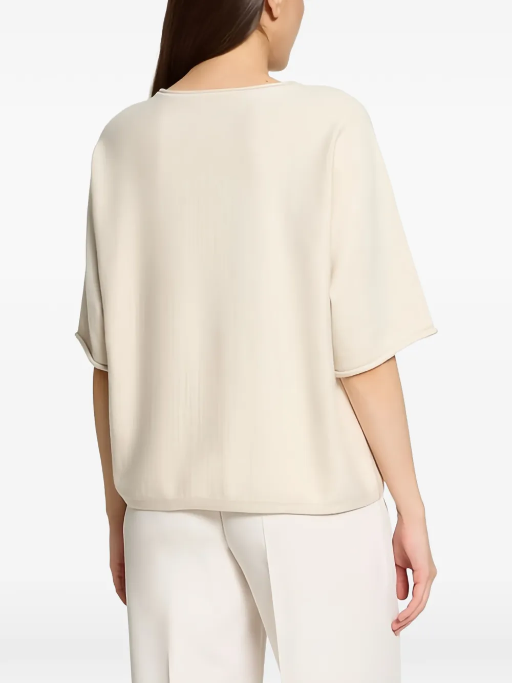 BETTY & CO T-shirt met ronde hals Beige