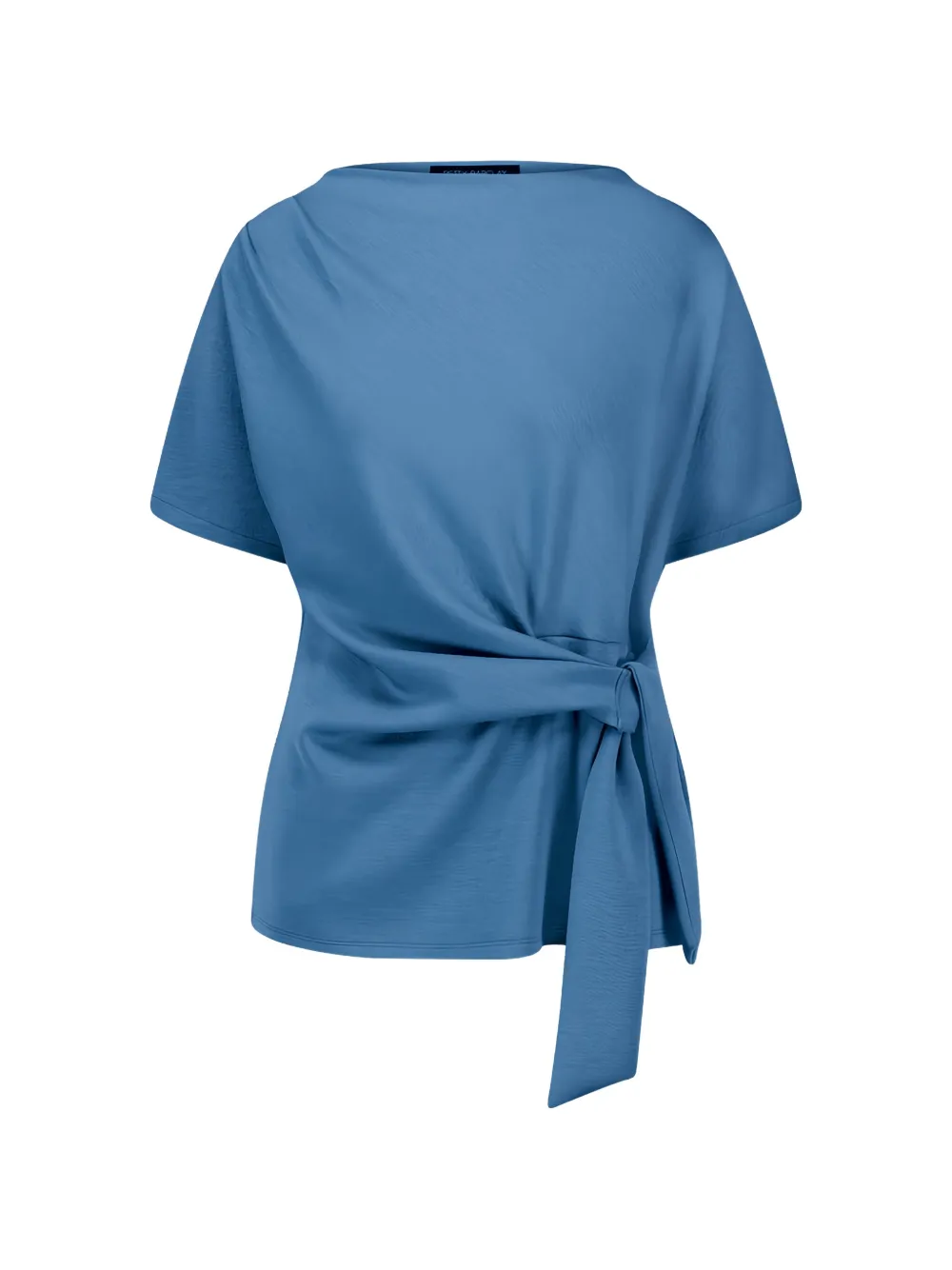 Betty Barclay knot-detail short-sleeve T-shirt Blauw