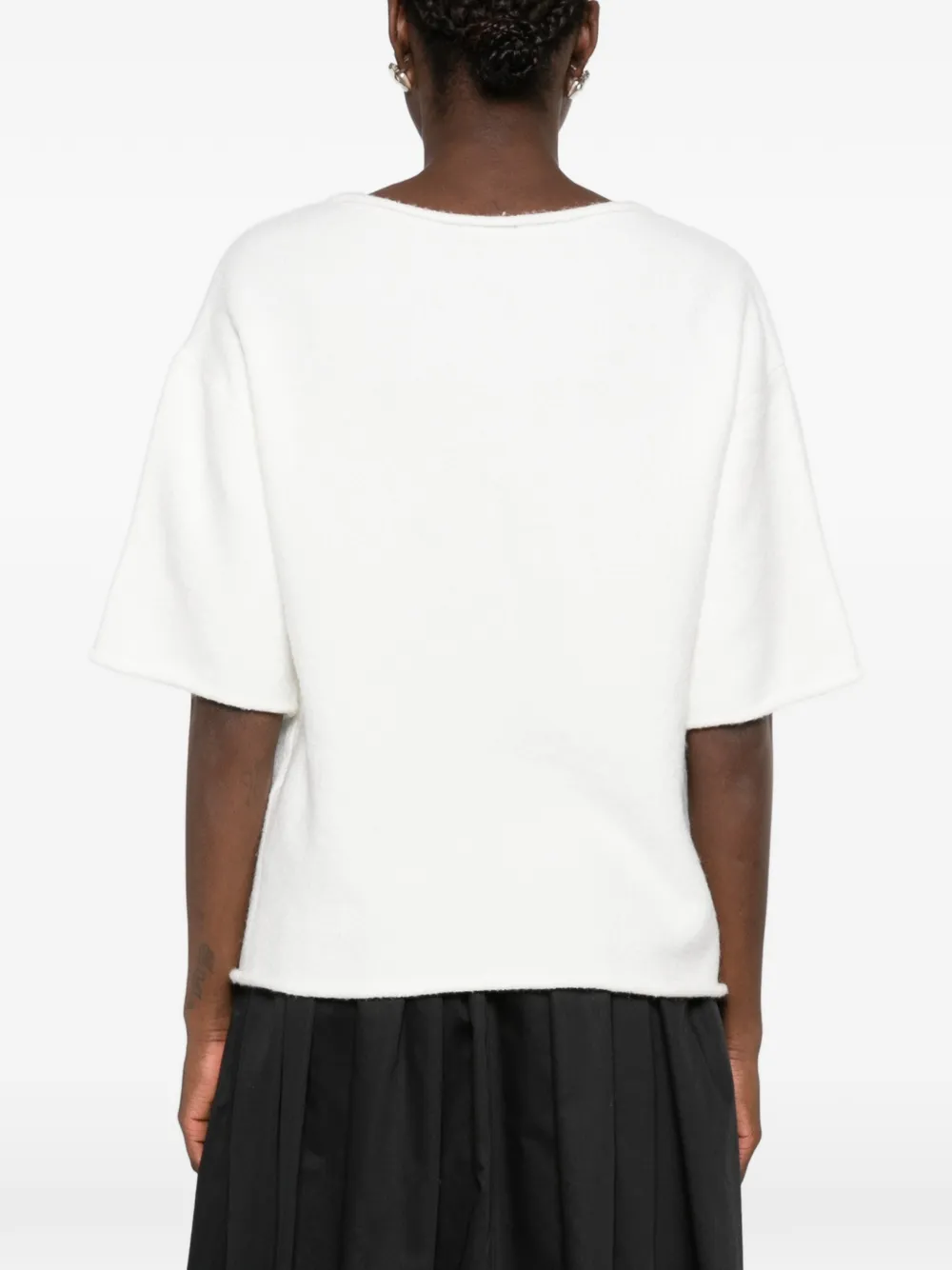 Betty Barclay Gebreid T-shirt met korte mouwen Beige