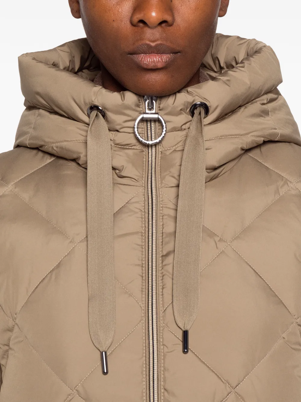 Betty Barclay Gevoerd jack met capuchon Beige