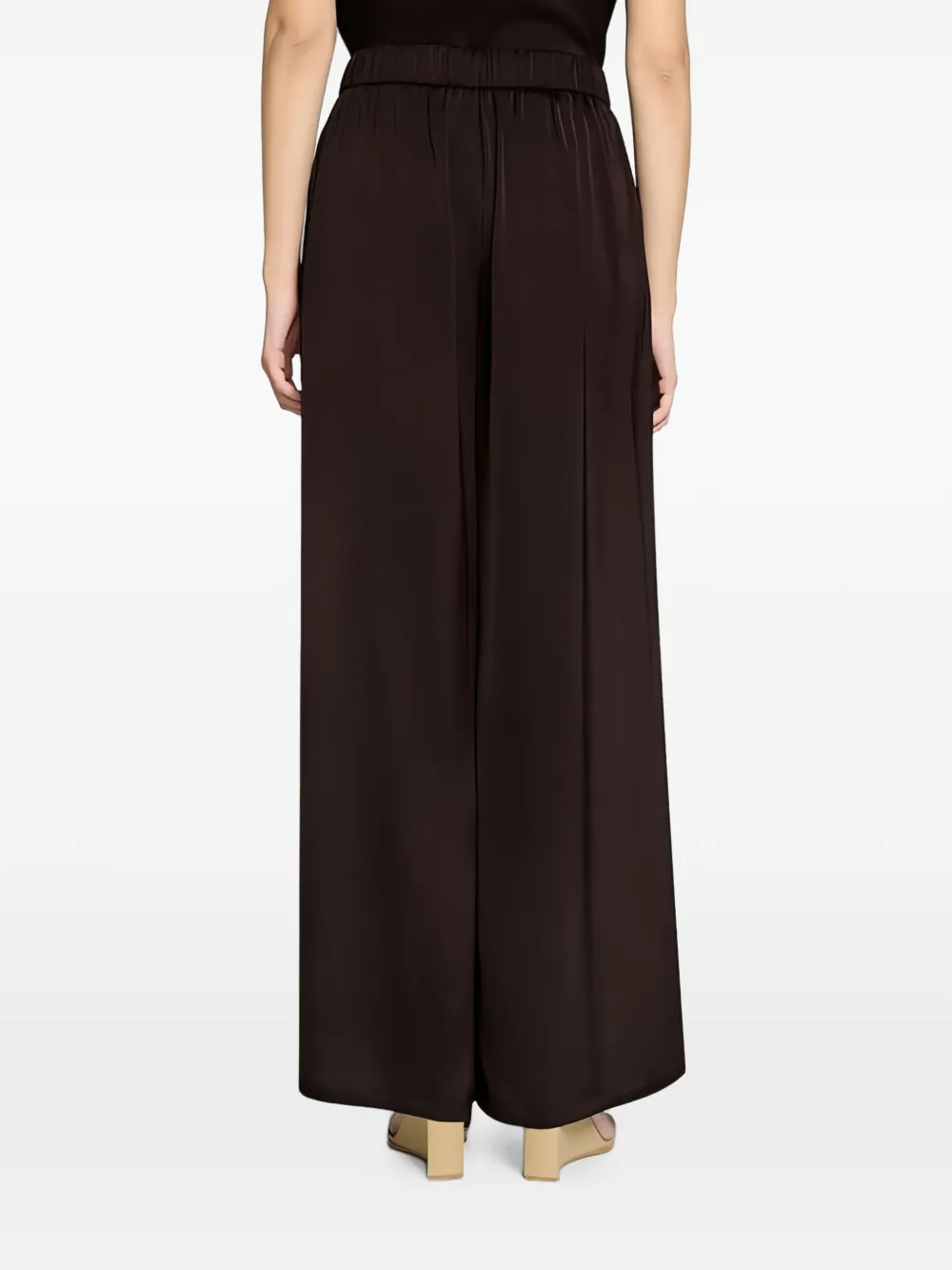 VERA MONT Straight broek met elastische taille Bruin
