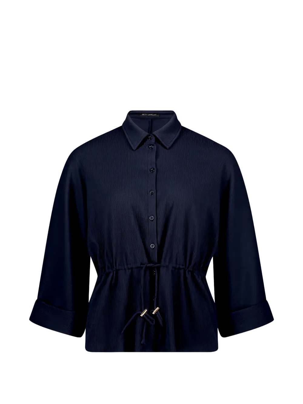 Betty Barclay drawstring-waist short-sleeved blouse