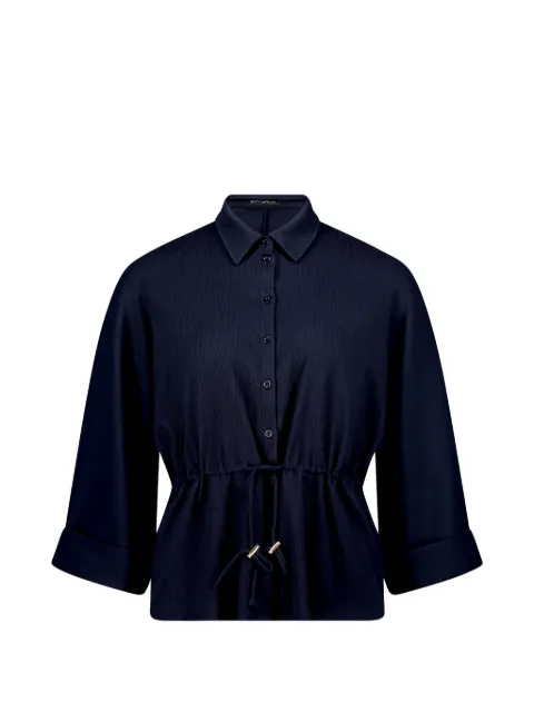 Betty Barclay drawstring-waist short-sleeved blouse