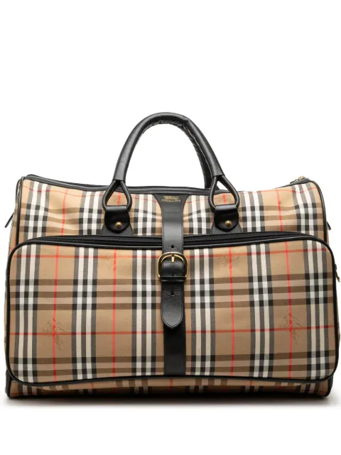 Burberry Pre-Owned 2000-2017 Haymarket Check Canvas travel bag