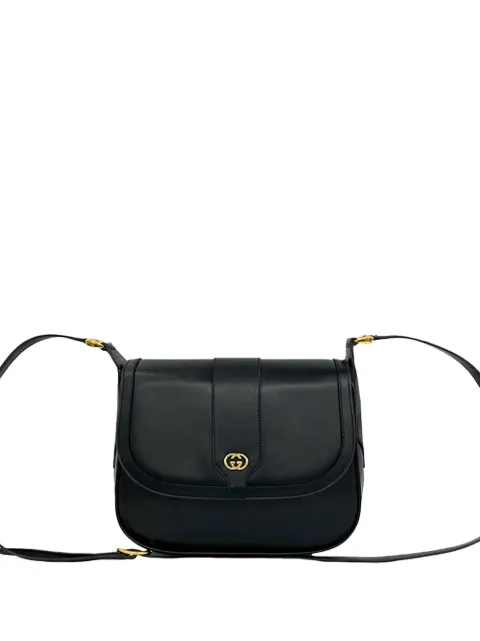 Gucci Pre-Owned 20th Century Leather Interlocking G crossbody bag