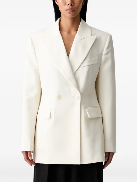 ANINE BING double-breasted peaked-lapel blazer