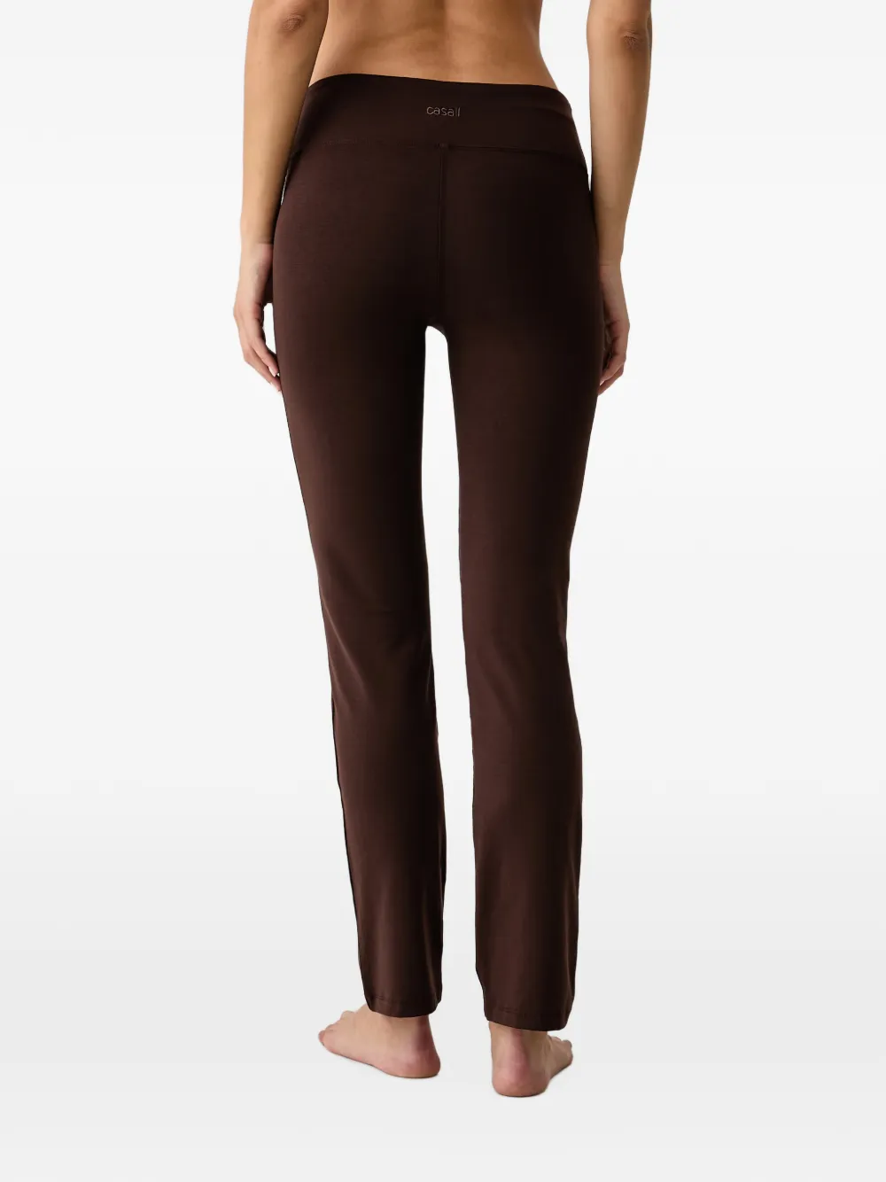 Casall Sublime legging met geborduurd logo Bruin