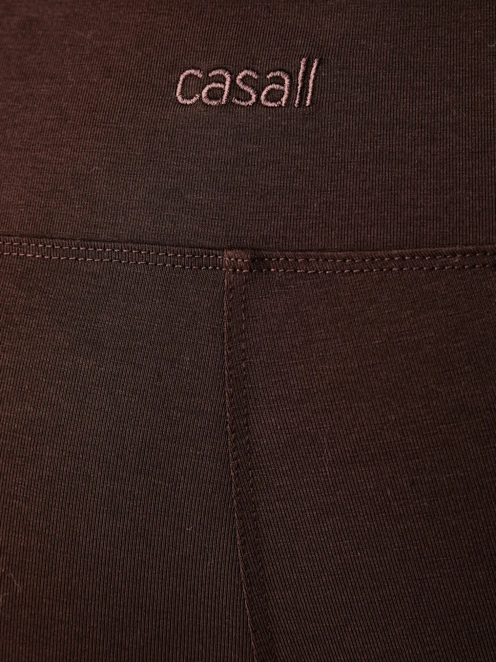 Casall Sublime legging met geborduurd logo Bruin