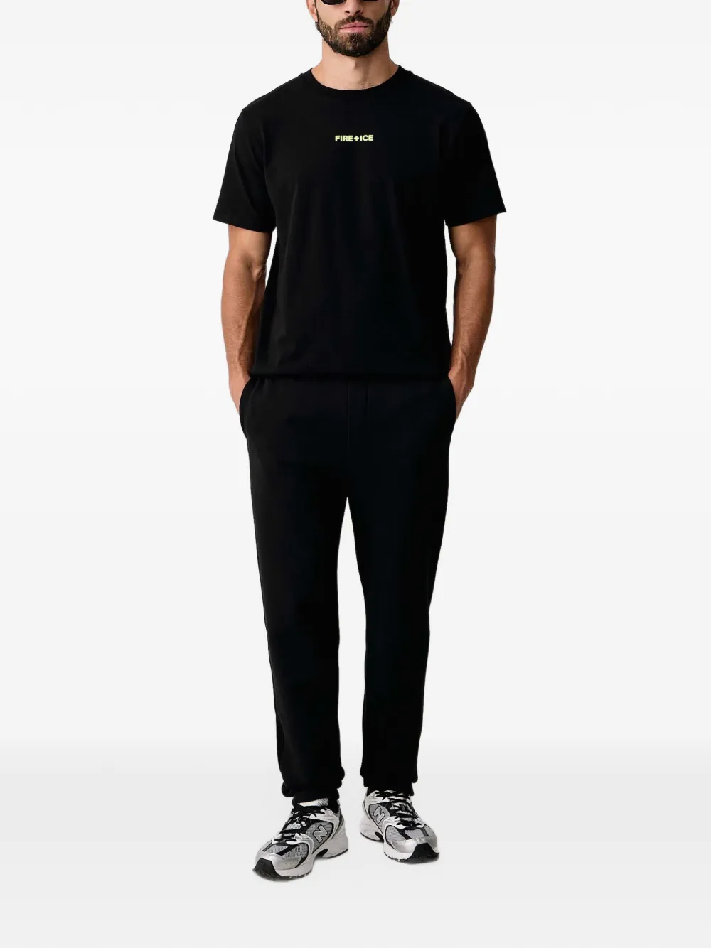 BOGNER FIRE+ICE Mick katoenen T-shirt Zwart
