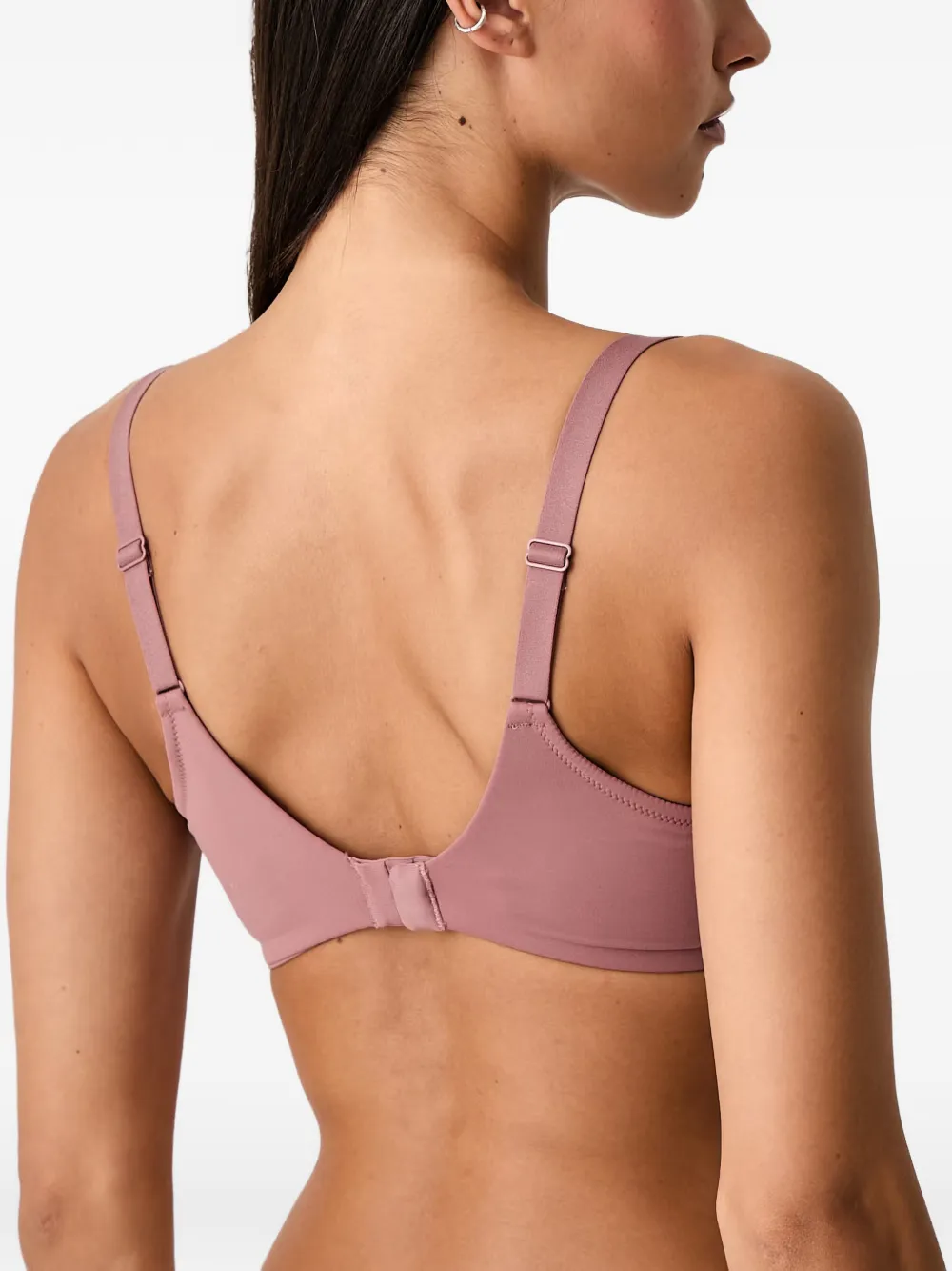 Chantelle Easyfeel bh met doorzichtig vlak en kanten laag Roze