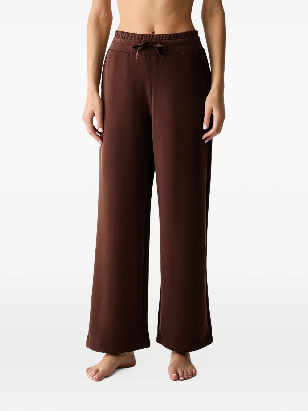 Casall Peachy drawstring wide-leg trousers - Marron Casall Peachy drawstring wide-leg trousers - Marron