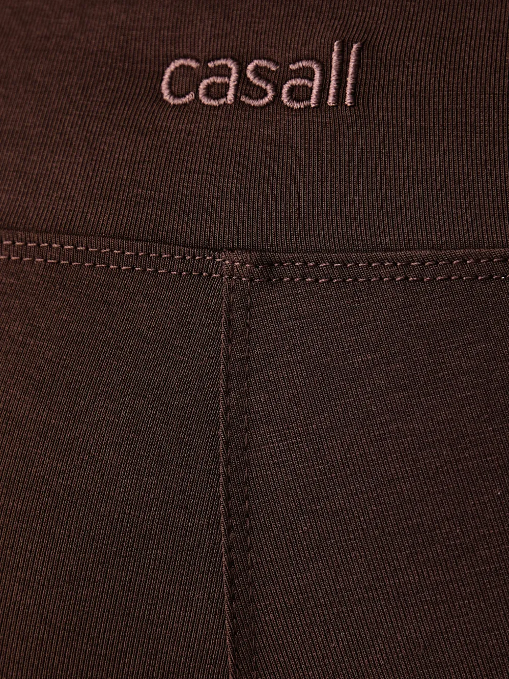 Casall Sublime legging met geborduurd logo Bruin