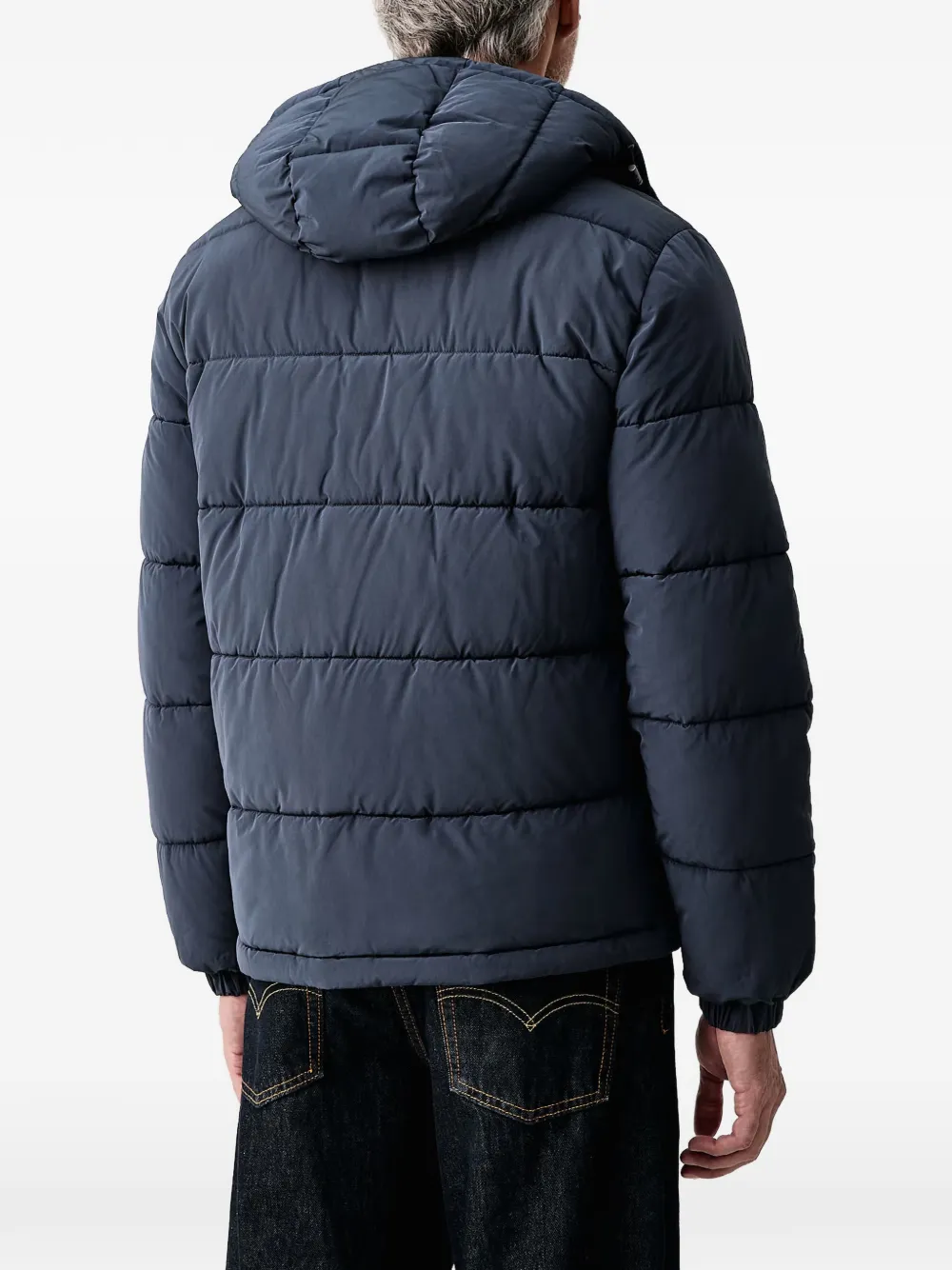 Aeronautica Militare Gevoerd jack met capuchon Blauw