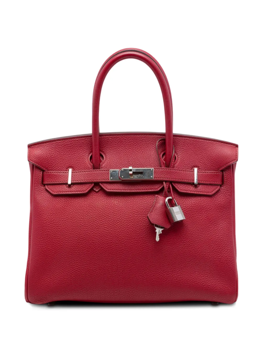 Hermès Pre-Owned sac à main Birkin Retourne 30 (2010) - Rouge Hermès Pre-Owned sac à main Birkin Retourne 30 (2010) - Rouge
